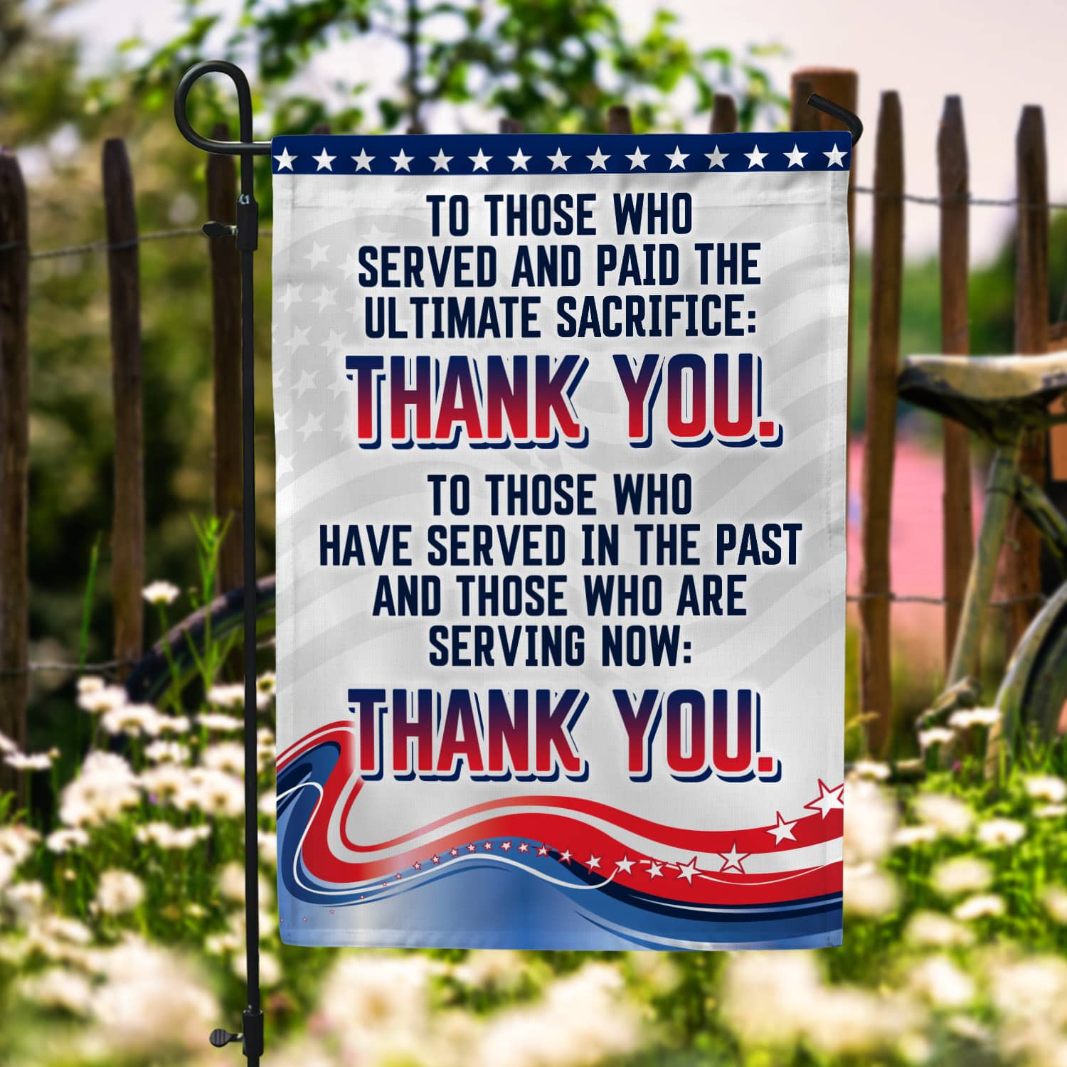 Size 30x40 Garden Flag Mockup 6