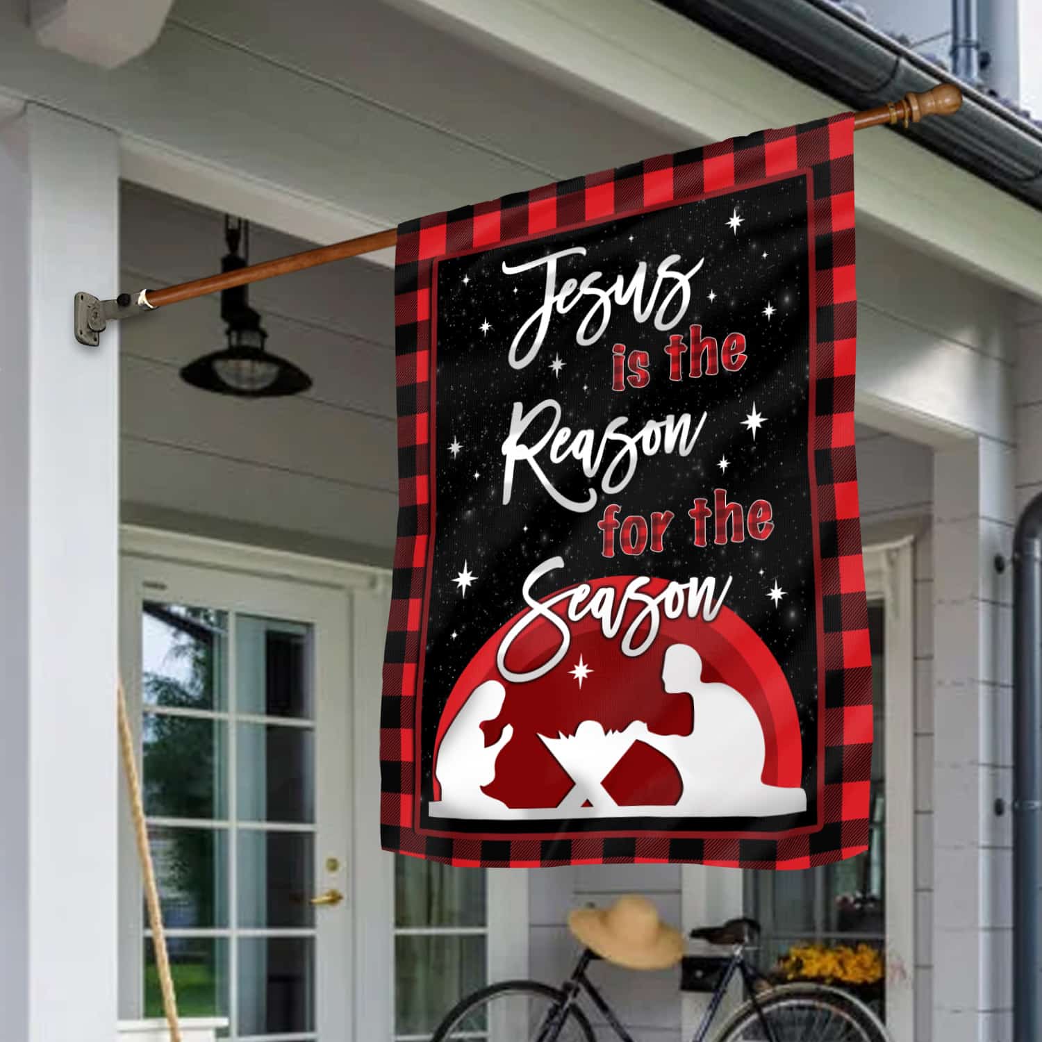 30x40 (1) House Flag Mockup 1
