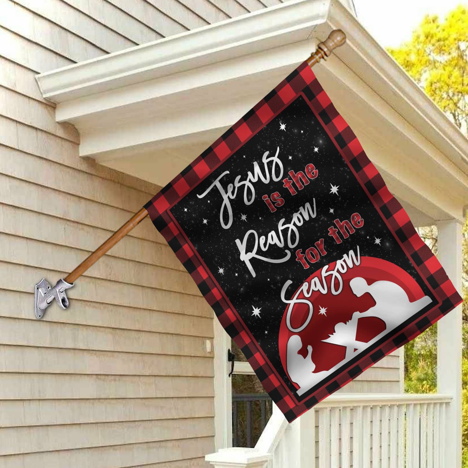 30x40 (1) House Flag Mockup 2