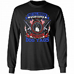 1. Heroes Wear Dog Tag(6), Black, Long Sleeve
