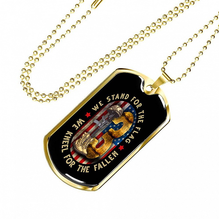 Never Forget 13 Fallen Soldiers Dog Tag Necklace - We Stand