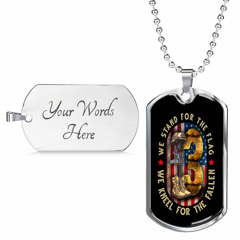 Never Forget 13 Fallen Soldiers Dog Tag Necklace - We Stand