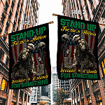 6LV. Stand Up For The Anthem House Flag Mockup 2 Side-1