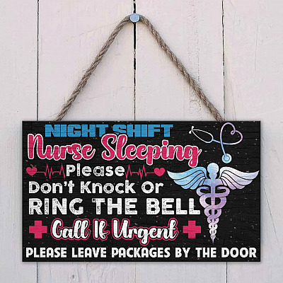 Wooden Door Sign