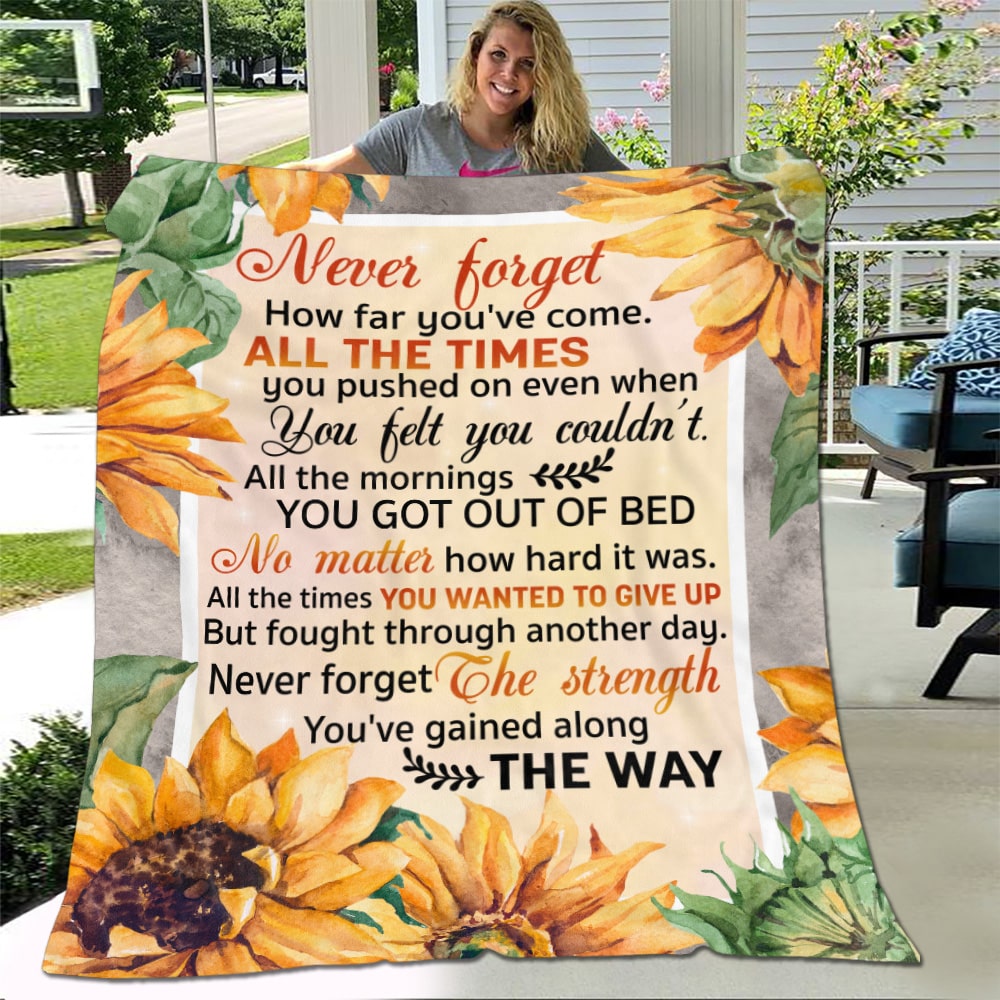 10. Never Forget How Far Blanket Mockup 4