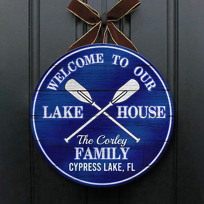 Wooden Door Sign