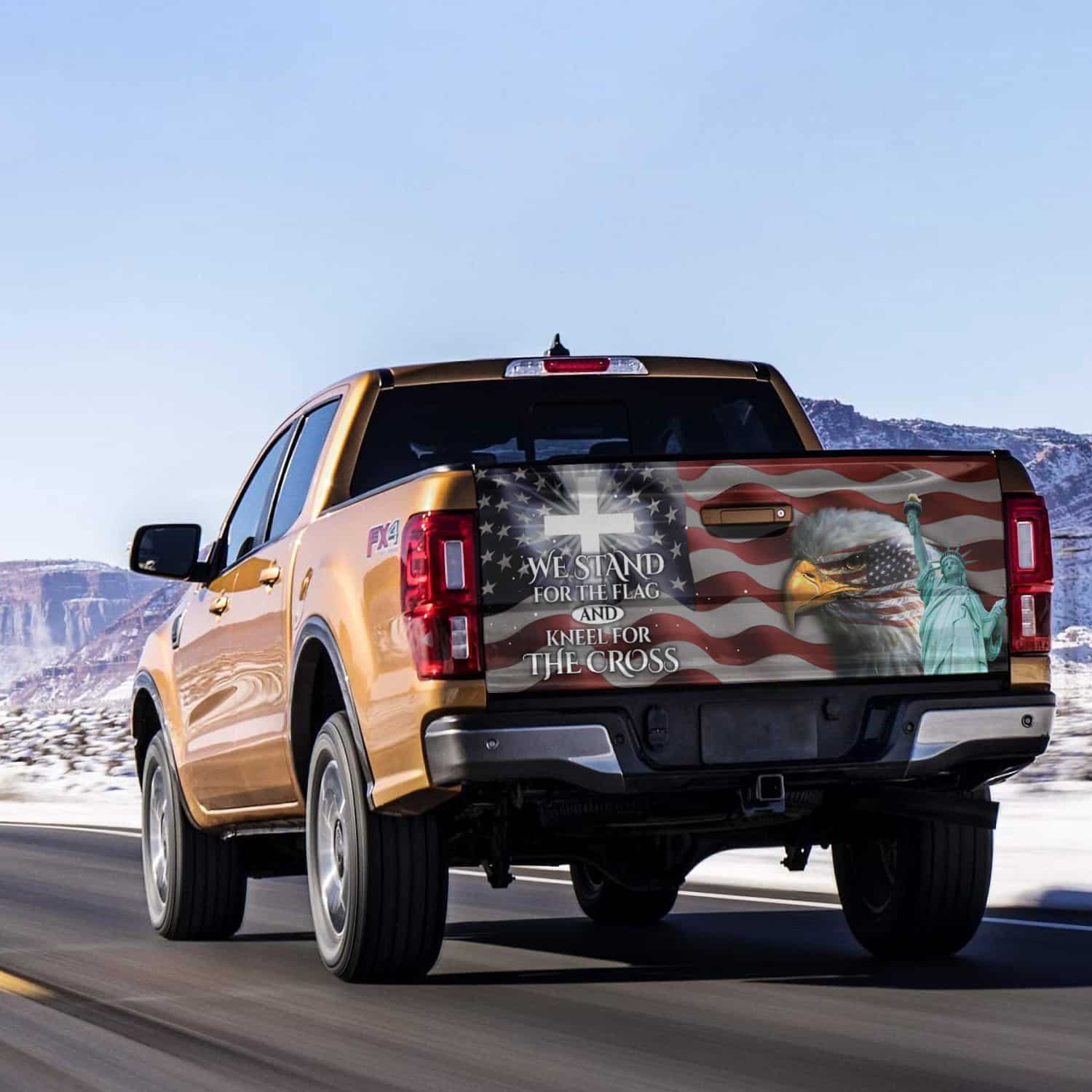 3O. Stand For The Flag(6) Tailgate Wrap Mockup 14