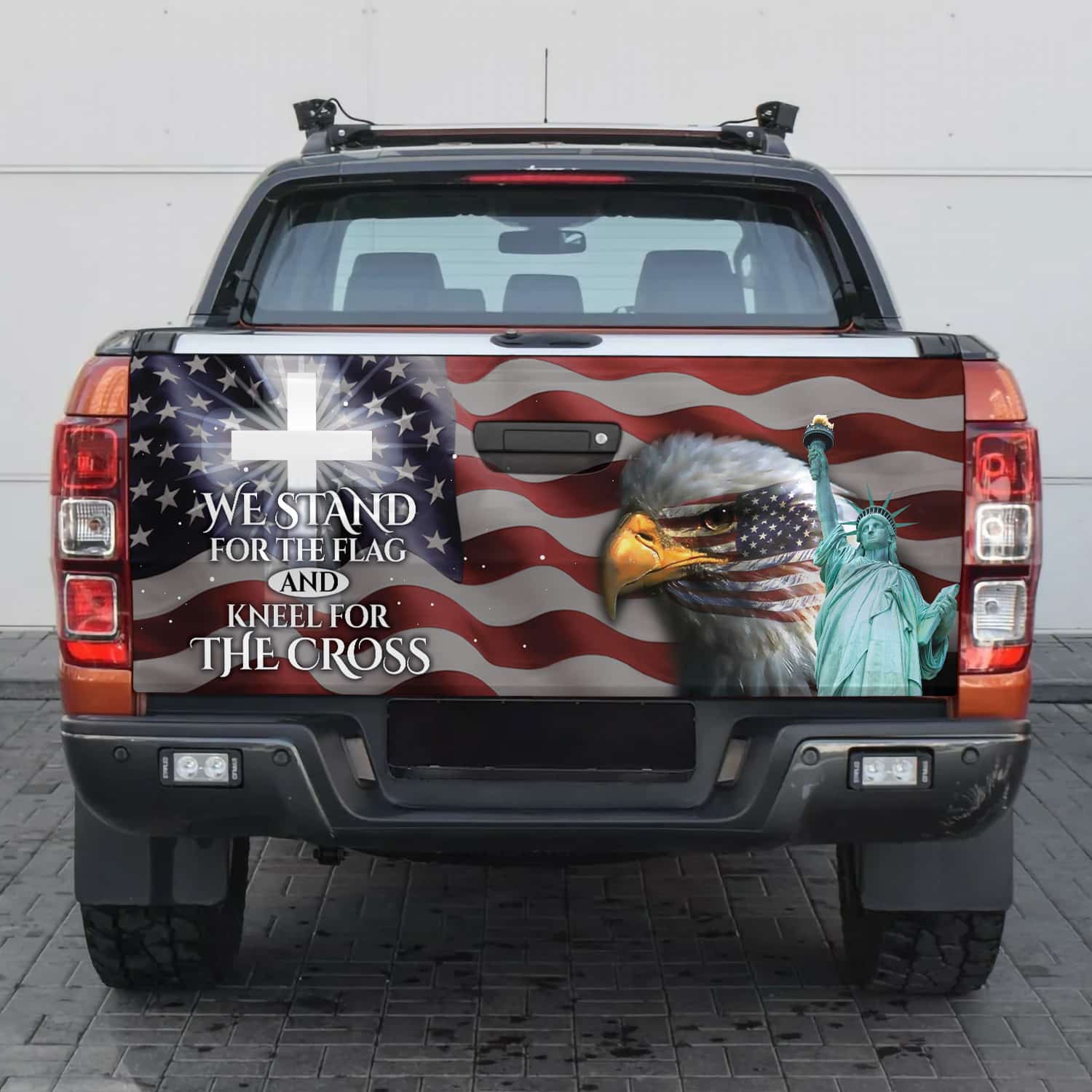 3O. Stand For The Flag(6) Tailgate Wrap Mockup 2