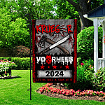 9VT. UU TIEN Krueger Voorhees 2024 flag Garden Flag Mockup 2