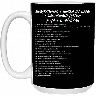 15 oz. White Mug