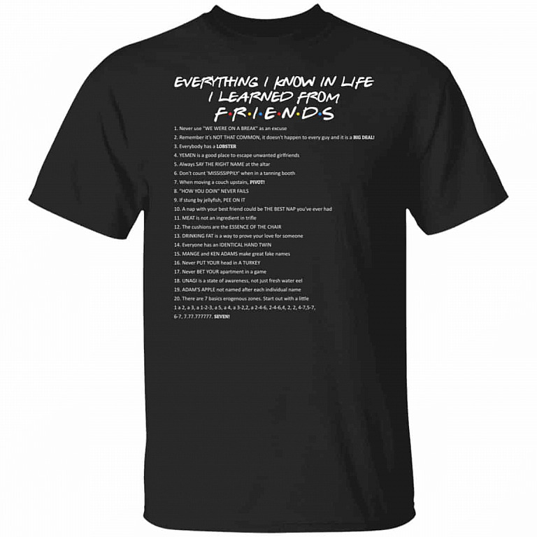 friend t, Black, Unisex T-Shirt