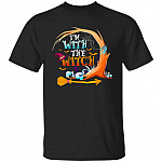 Mens I'm With The Witch T-Shirt, Black, Unisex T-Shirt