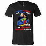 1TM. Sniff Test (3), Black, V-Neck T-Shirt