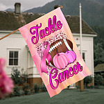 Breast Cancer Tackle Football Pink Ribbon Decorative Flag - Football Breast Cancer Awareness Month Flag In October We Wear Pink Flag