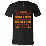 I'm Not Sugar Tshirt, Black, V-Neck T-Shirt