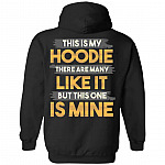 This Is My Hoodie, Black, Hoodie
