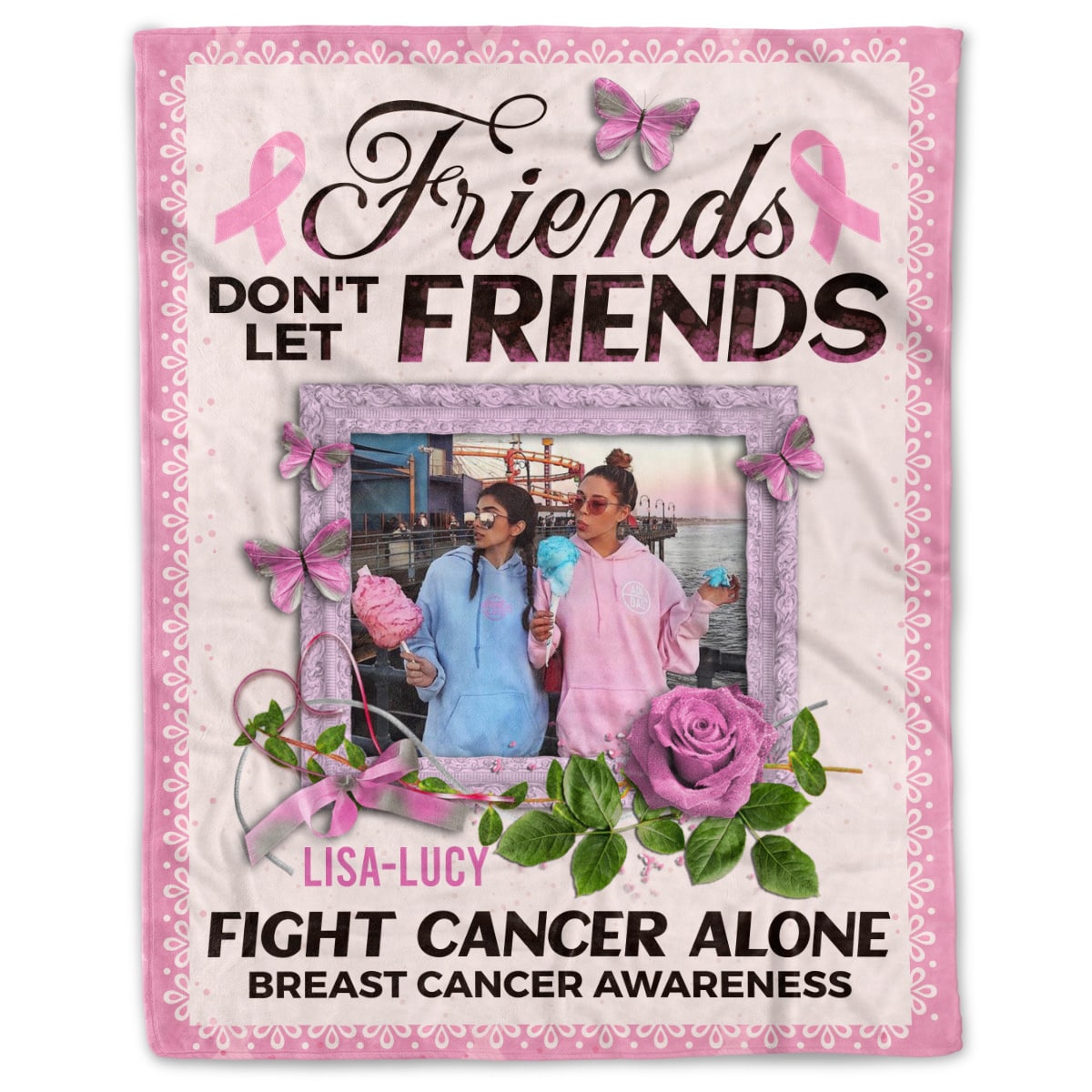 sample design (1) Fleece Blanket Standard Mockup