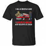 11VT. I Like Drag Racing, Black, Unisex T-Shirt