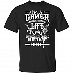 11. Gamer, Black, Unisex T-Shirt