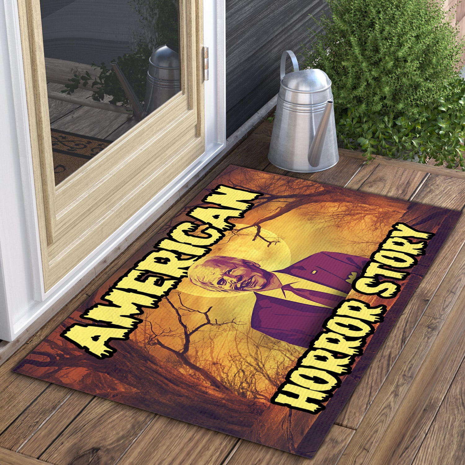 2KT. American Horror Story Biden Doormat Doormat mockup 3