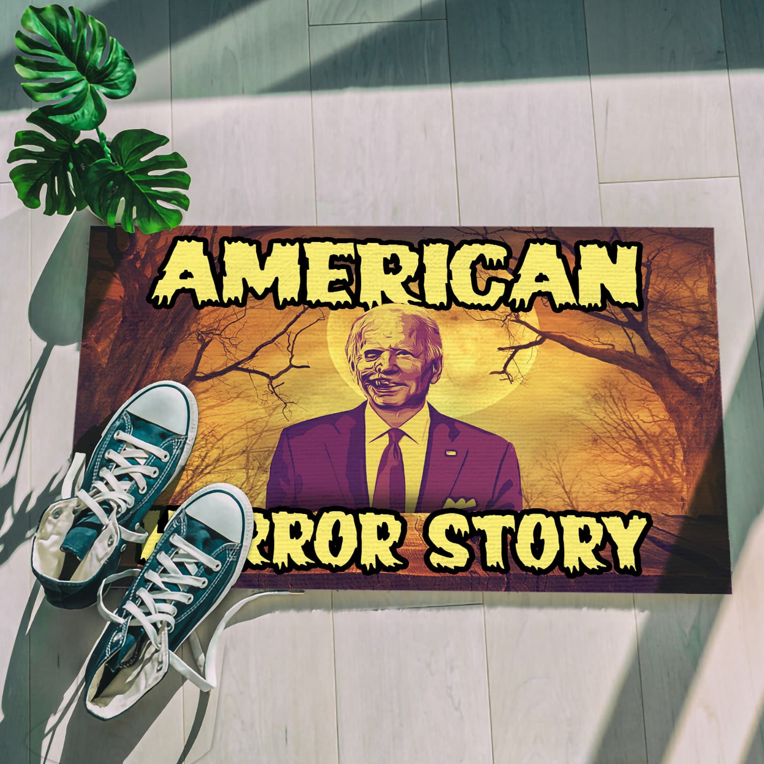 2KT. American Horror Story Biden Doormat Doormat mockup 5