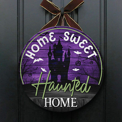 Wooden Door Sign
