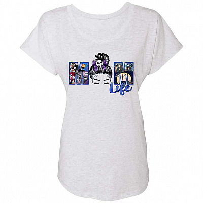 Ladies Triblend Dolman Sleeve