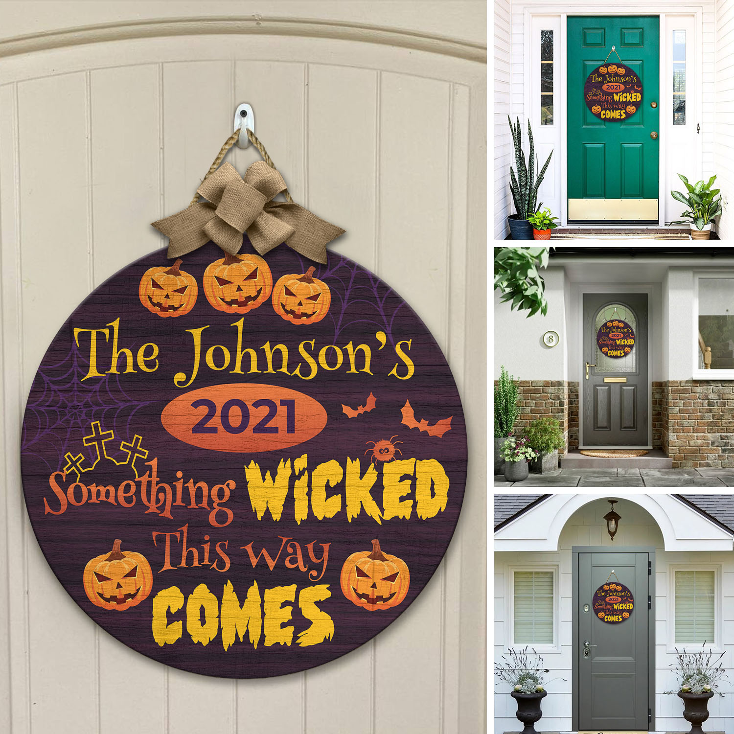 4O. Something Wicked Doorsign (Sample Design) Door Sign Mockup 12
