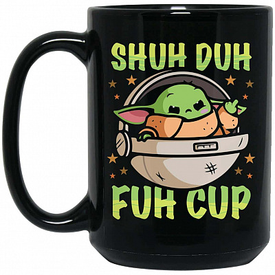 15 oz. Black Mug