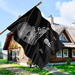 1O. Obama Biden Blood Hands-30x40 House Flag Mockup 5