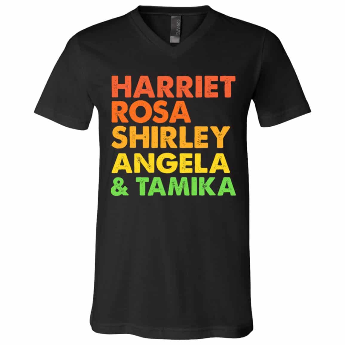Harriet Rosa Shirley A Tshirt, Black, V-Neck T-Shirt
