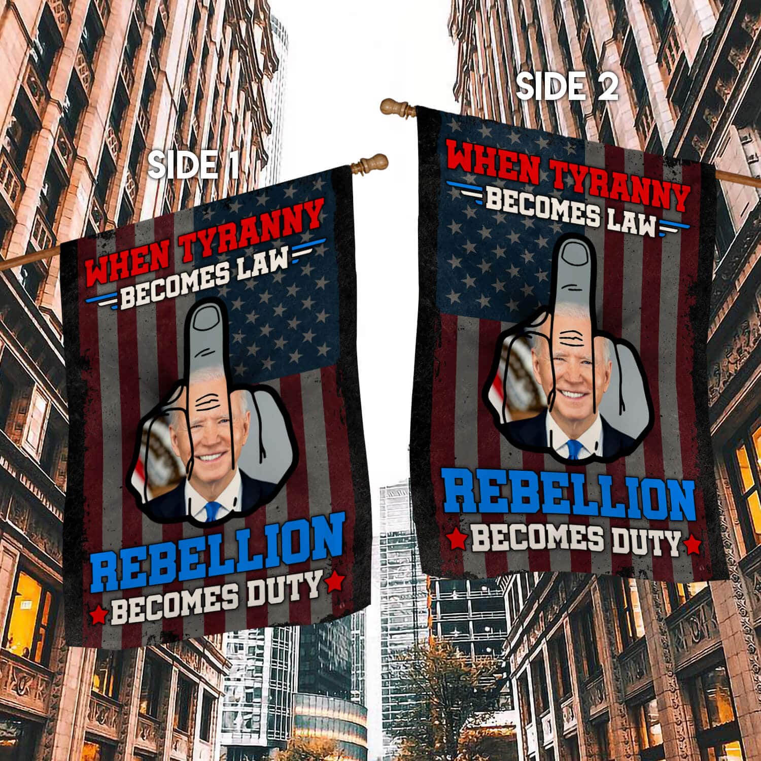 30x40 side1 House Flag Mockup 2 Side-1