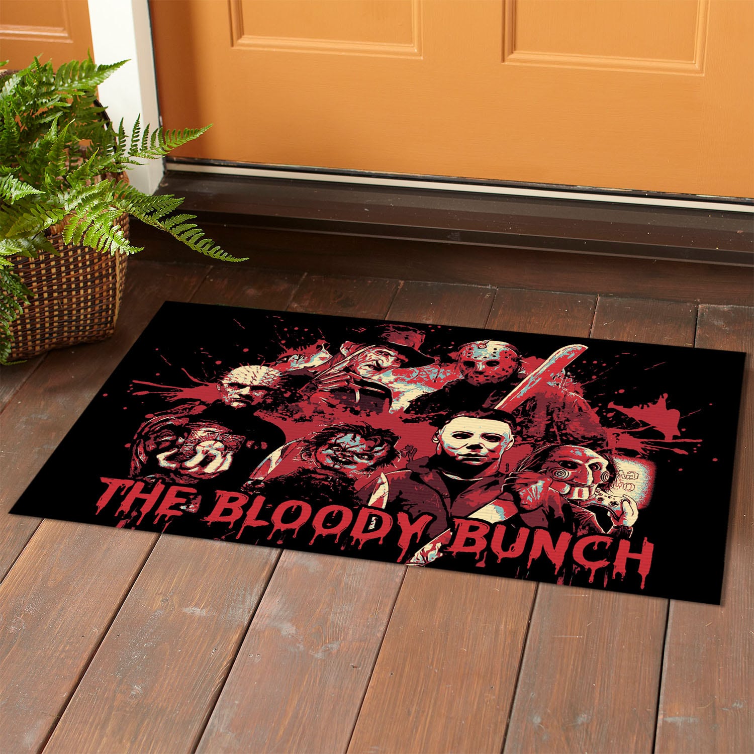 4VT. The Bloody Bunch doormat Doormat mockup 1
