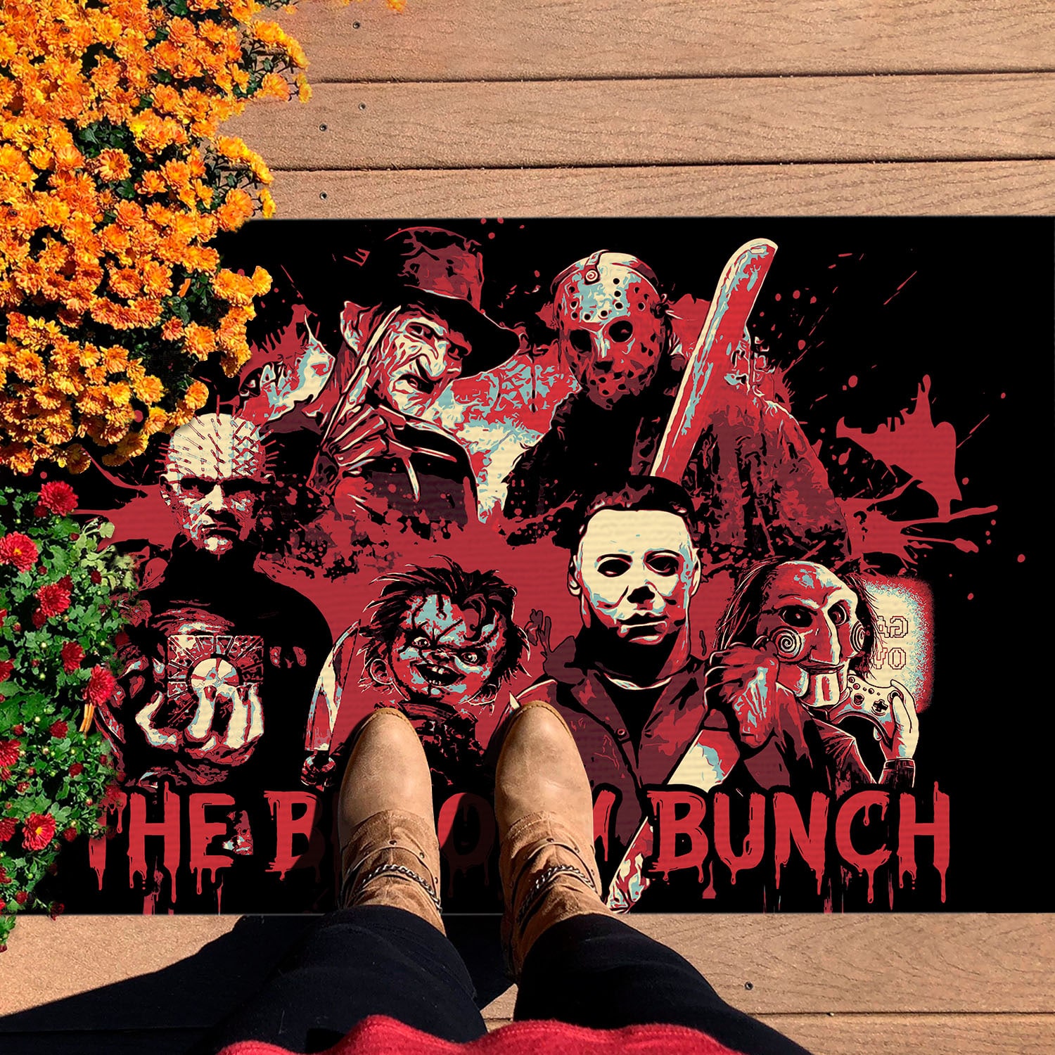 4VT. The Bloody Bunch doormat Doormat mockup 7