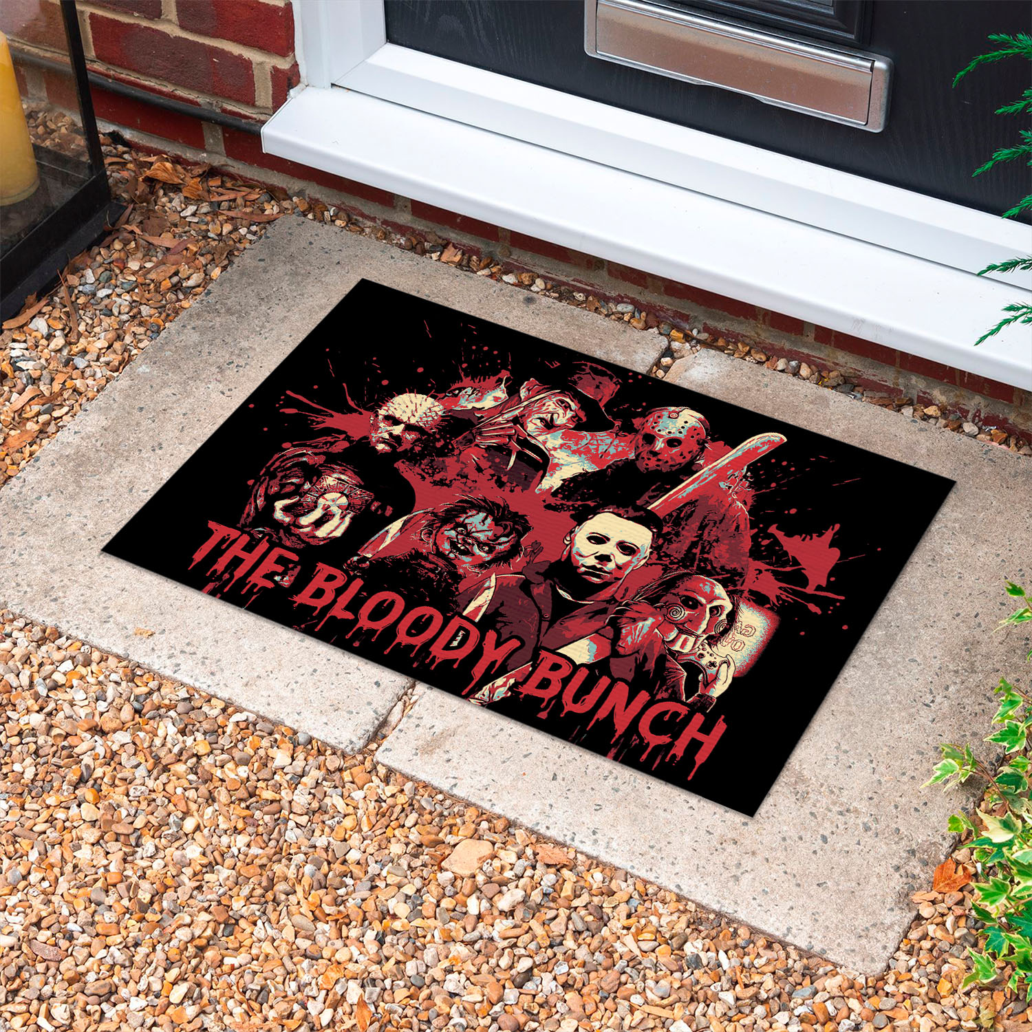 4VT. The Bloody Bunch doormat Doormat mockup 10