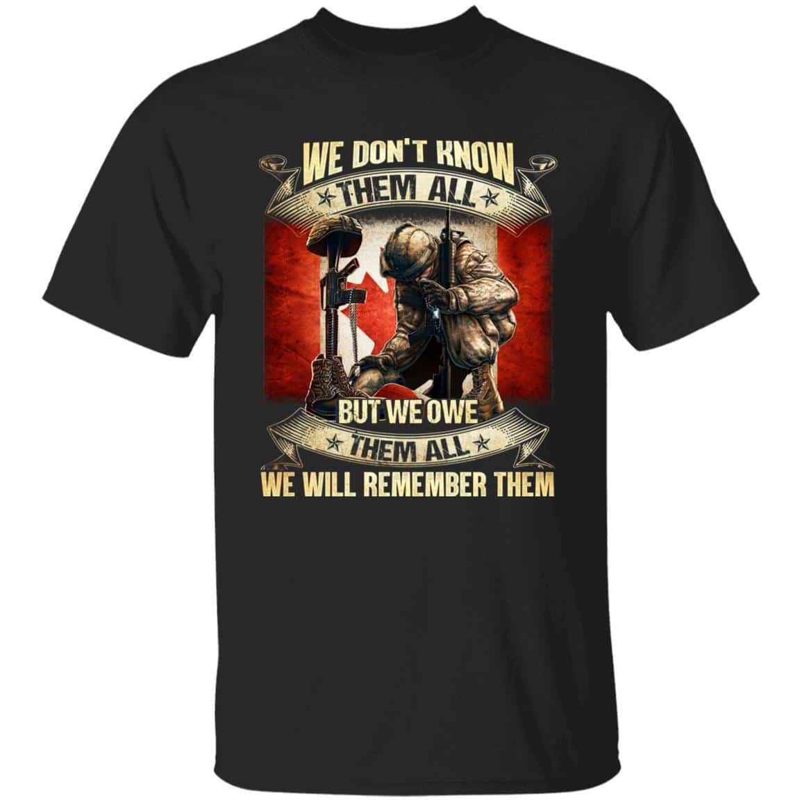 We Don't Know Tshirt, Black, Unisex T-Shirt