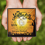 Personalized To My Ghoulmate Soulmate Crazy In Love With You Halloween Couple Forever Love Necklace - To My Boo Halloween Necklace