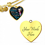 Custom Photo Everyday I Miss You And It Still Hurts Like The First Day Butterfly Memorial Heart Necklace - Bangle