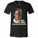 Fight For The Things Tshirt, Black, V-Neck T-Shirt