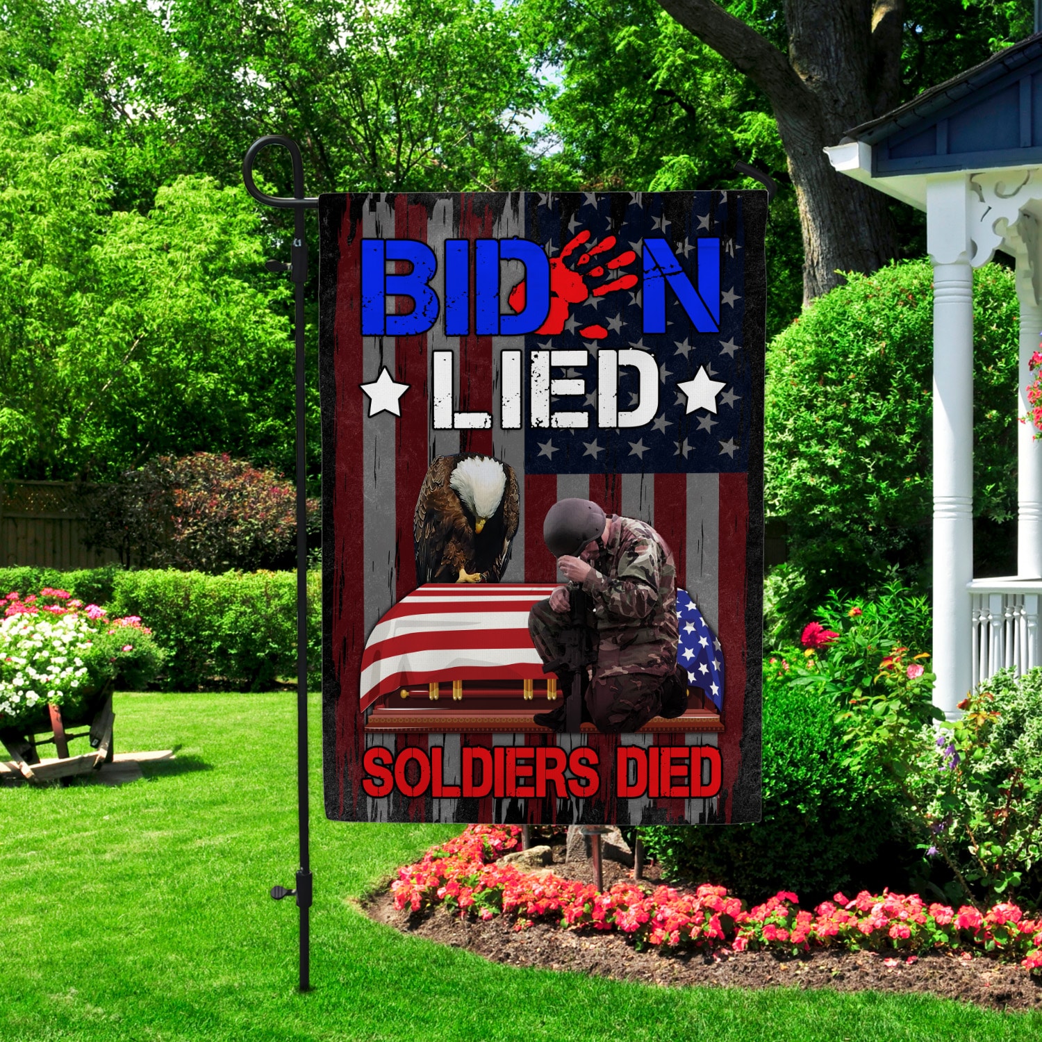 2NH. Uu tien.Biden Lied Garden Flag Mockup 2