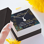To My Beautiful Mother Today A Groom Tomorrow A Husband Forever Your Son Alluring Beauty Necklace