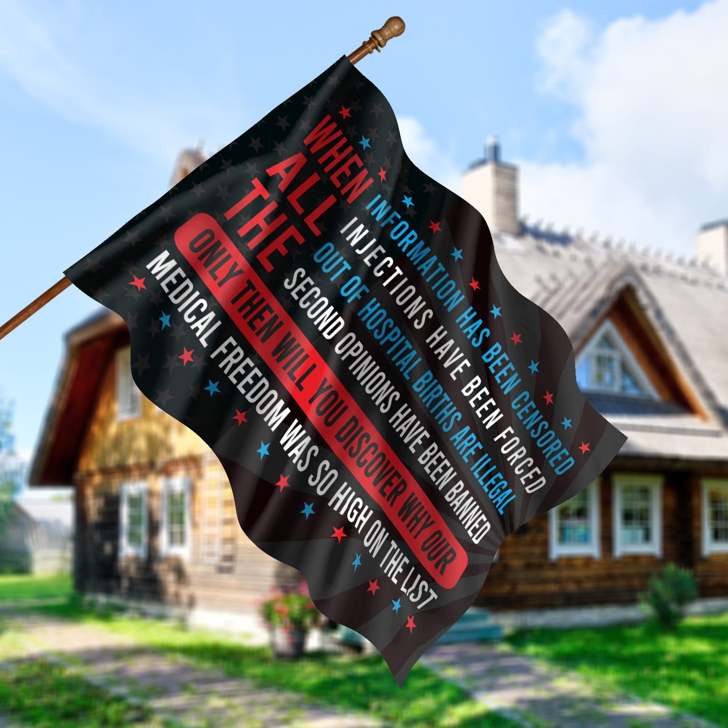 30x40 (1) House Flag Mockup 5