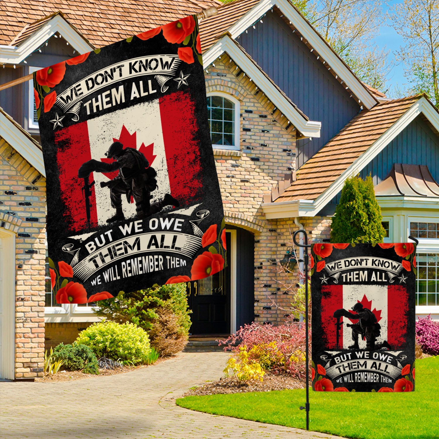 4VT. Canada We Don't Know Them All Garden & House Mockup 3