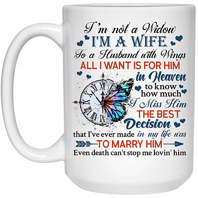 15 oz. White Mug