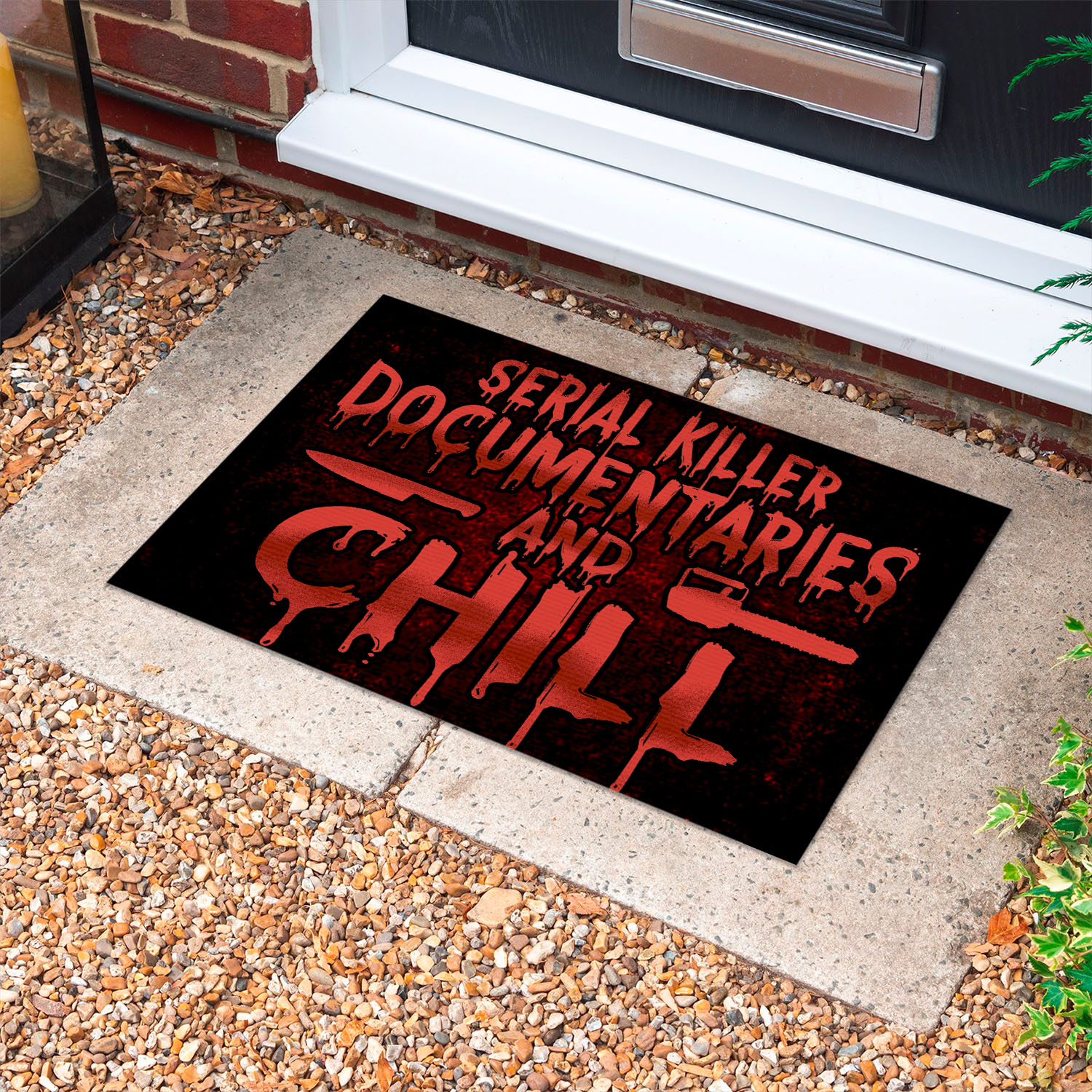 7VT. Serial Killer Documentaries Doormat mockup 10