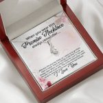 Promise Necklace For Girlfriend From Boyfriend Alluring Beauty Necklace - Girlfriend Anniversary Gifts
