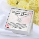 Promise Necklace For Girlfriend From Boyfriend Love Knot Necklace - Girlfriend Anniversary Jewelry Gifts
