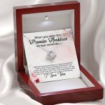 Promise Necklace For Girlfriend From Boyfriend Love Knot Necklace - Girlfriend Anniversary Jewelry Gifts