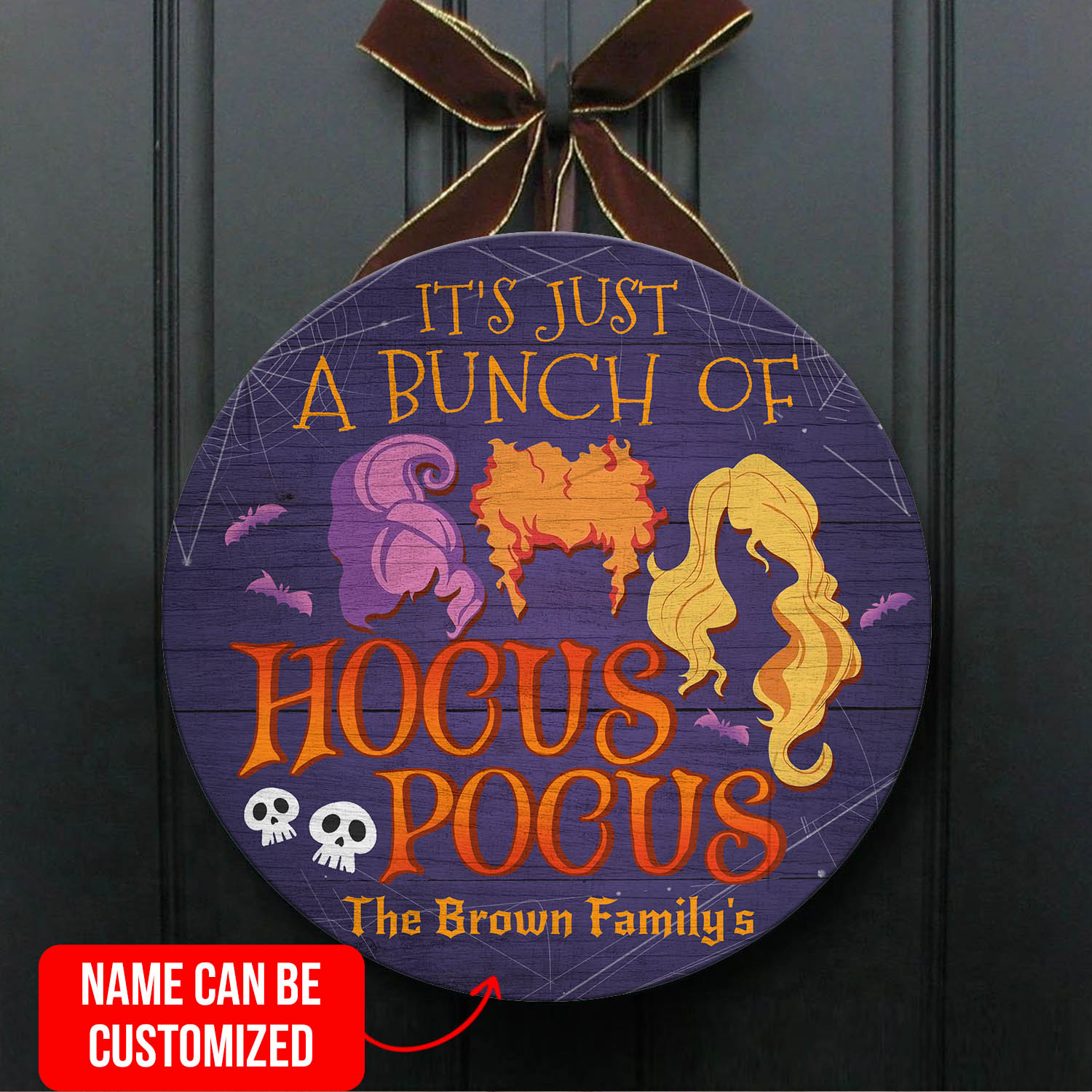 8VT. A Bunch Of Hocus Pocus sign mk2