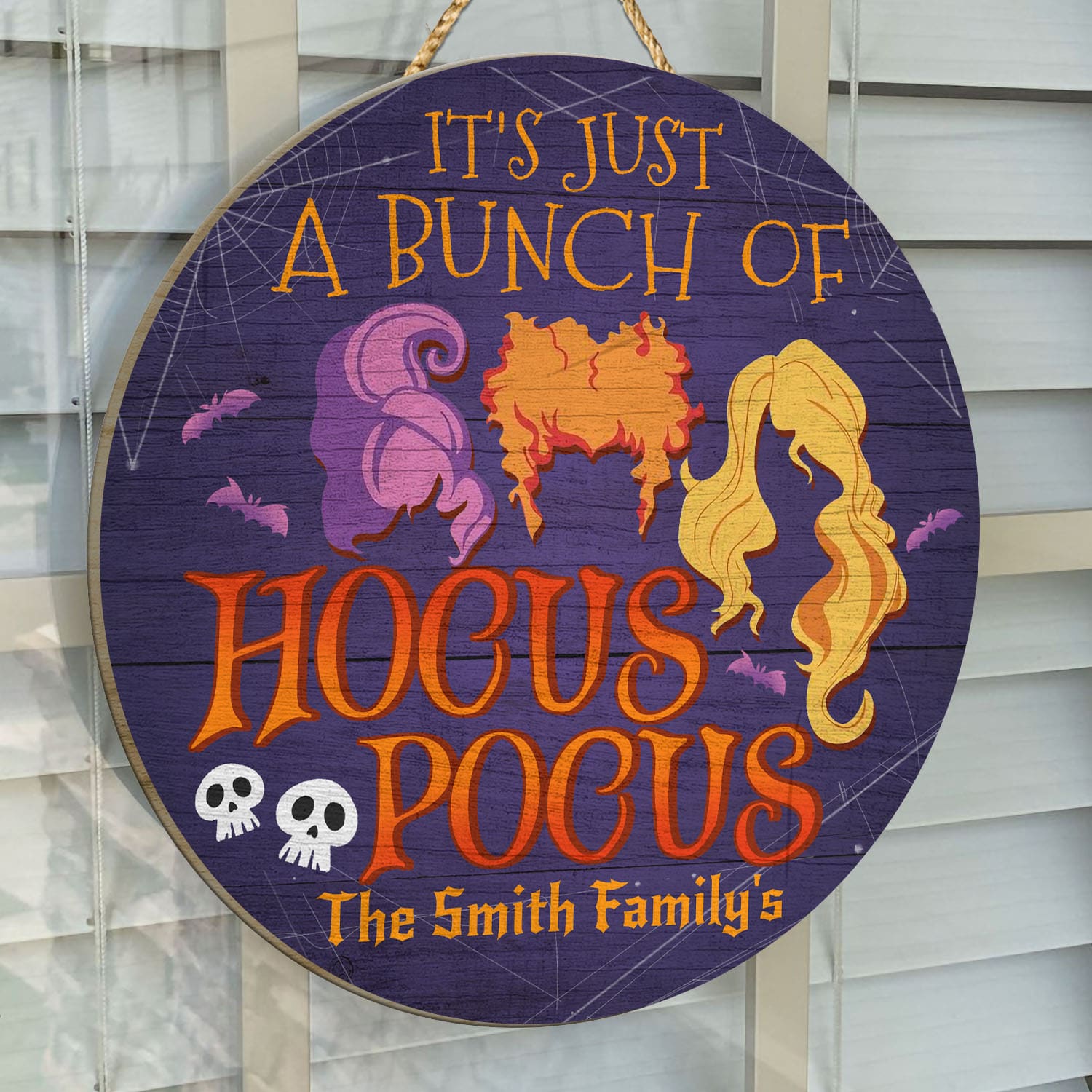 8VT. A Bunch Of Hocus Pocus-sample design Door Sign Mockup 14